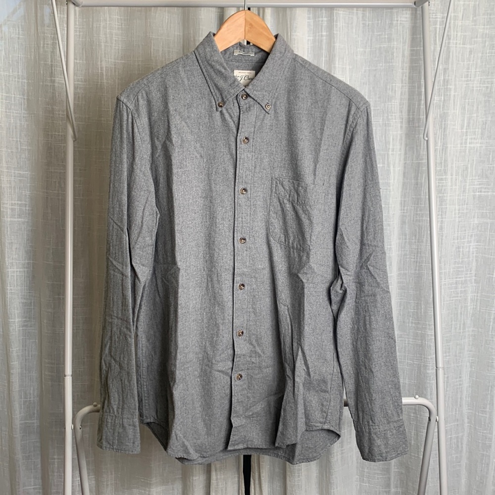J.Crew brushed twill button down